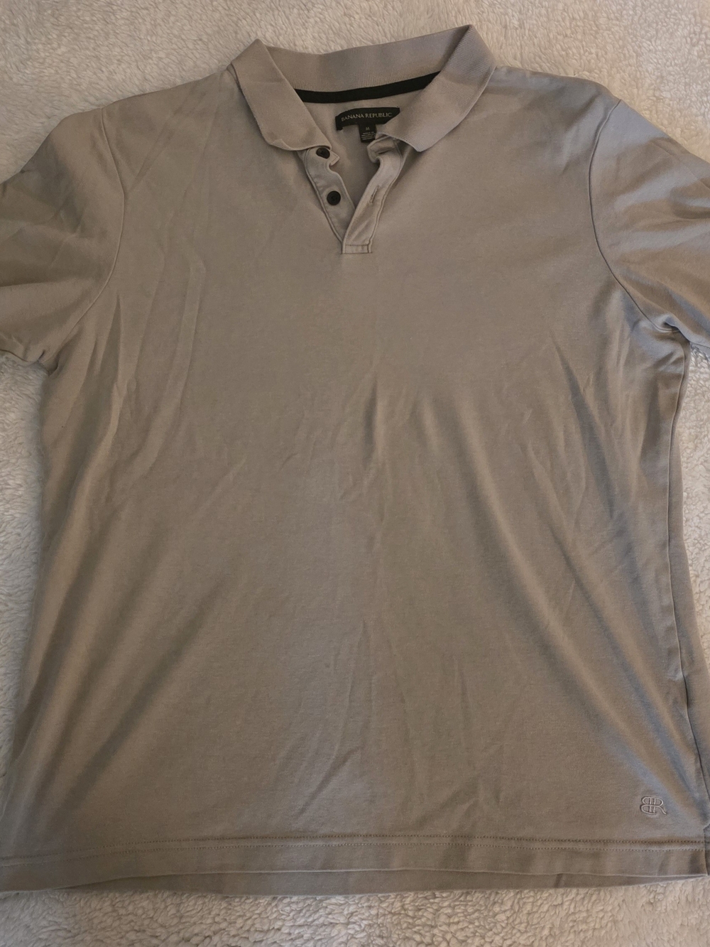 Banana Republic Men's Polo — Taupe Neutral